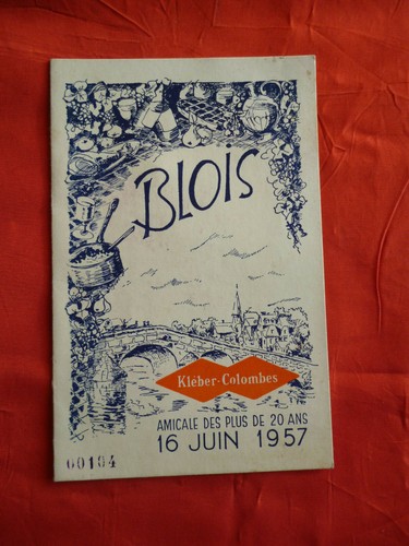 Ancien menu kleber colombes - kleber,