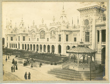 France, Paris, palais des arts du livre, des tissus et du métal vintage print,