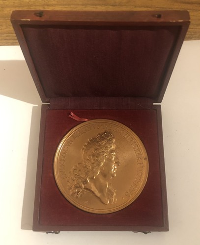 Médaille cuivre louis xiv - en,