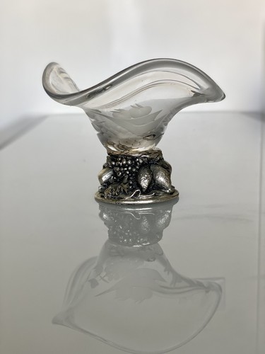 Vase italian glass cristalli - glass,