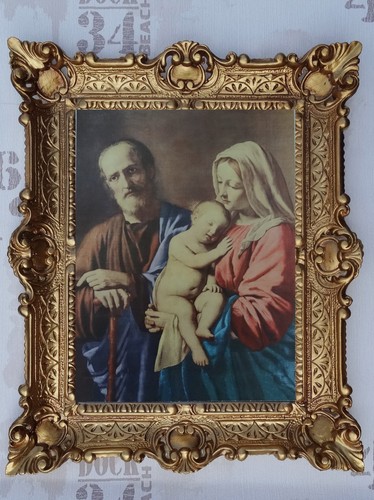 Peinture jesus maria - peinture, icônes