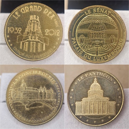 Paris monuments lot jetons - monuments-,