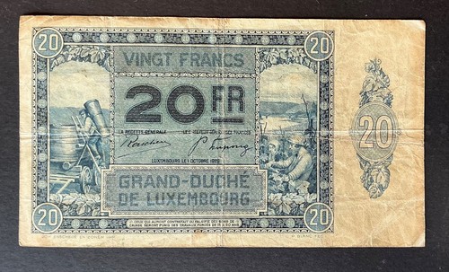 Luxembourg rare billet de - luxembourg,