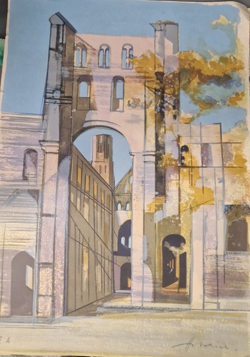 Lithographie signée - lithographie,