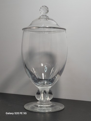 Lalique grand pot couvert vase - grand,