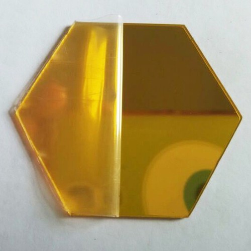 Autocollant miroir hexagonal