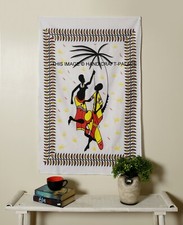 Tenture Murale Mandala Indien Culture Africaine Danse Tribale Affiche En Coton