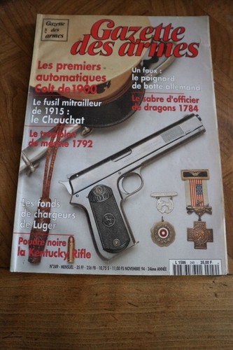 Revue gazette armes 249 - revue,