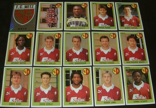 Panini foot metz complet - fc,
