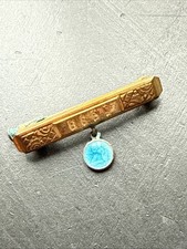 Ancienne Broche En Plaquer Or