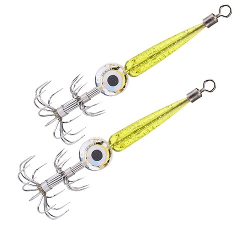 Lot hameçons calmars - 2, led