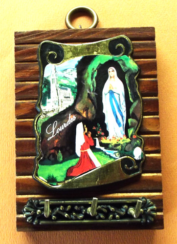 Lourdes porte clés mural - lourdes, :