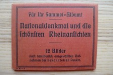 Fur Ihr Sammel=Album Nationaldenkmal und die Ichoniten Rheinanfichten 12 Photos