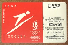 BOSE JEUX OLYMPIQUES SAUT À SKI TELECARTE RÉF PHONECOTE D597 SCHEDA PHONE CARD