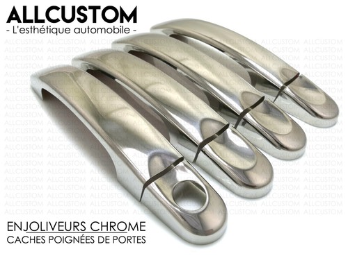 Chrome door handle covers - handle, caps