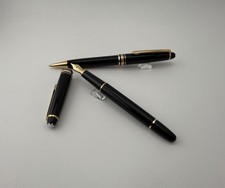 Montblanc Meisterstuck Classique Series No. 164 & BP No. 144 FP 18K Gold Nib