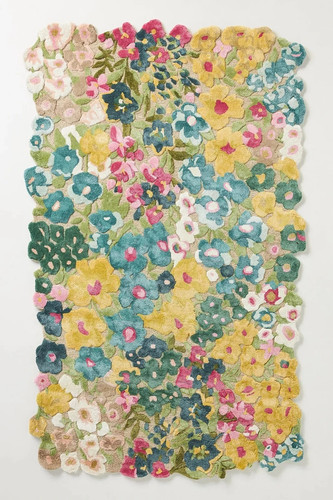 Tapis touffeté laine et - touffeté, en
