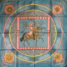 HERMES Carre 90 Silk 100%