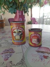 Lot de  2 Anciennes boites métal la poule au pot