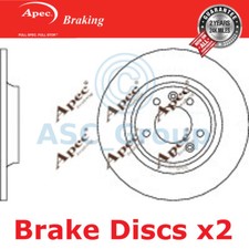 2x Apec BRAKING 290mm Uni OE