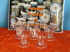 5 coupes à champagne 25 cl en cristal d'arques du modèle Trocadero