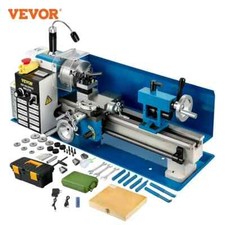 VEVOR 7''×14'' Tour À Métaux 180x350mm 550W Mini-tour D'établi