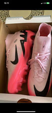 crampons foot nike zoom superfly 9 élite fg noir et rose 