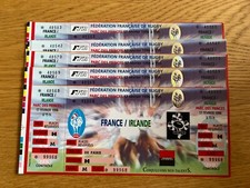 LOT DE BILLETS DE RUGBY