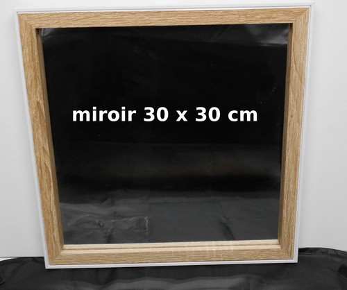Miroir mural carré cadre en - cadre,
