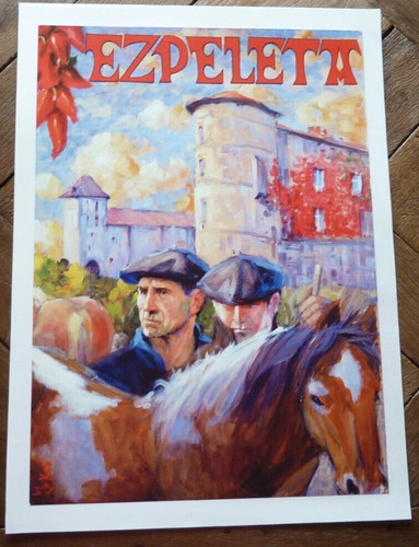 Affiche entoilee marche au - entoilee, le