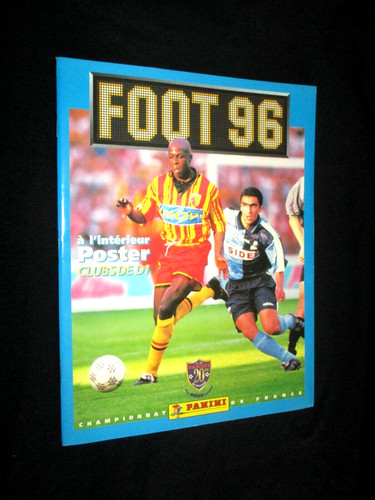 Foot panini album vide 1996 - 96,