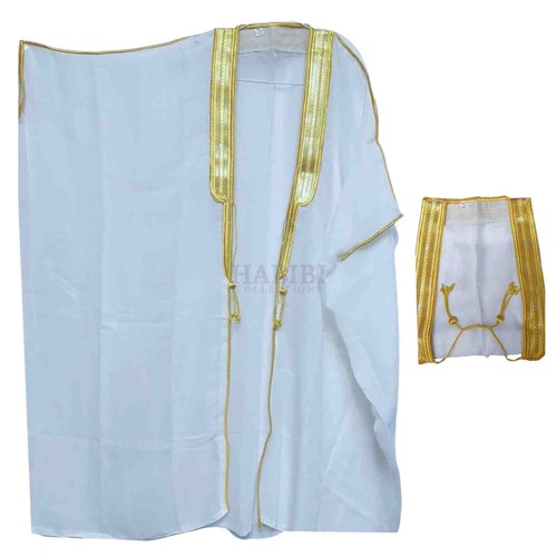 Enfant cloak bisht - cloak, blanc