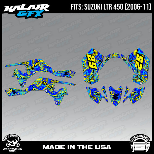 Graphics kit for suzuki - graphics,