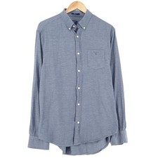 Chemise Bleue À Manches
