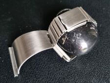 Bracelet de montre VINTAGE véritable ACIER  Inoxydable "Façon MANCHETTE" 30 mm