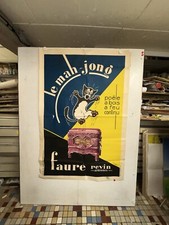 Rare affiche ancienne Poele A