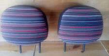 lot 2 appuie-tête siege banquette arriere PEUGEOT 107 C1 II 2 + 4 guides