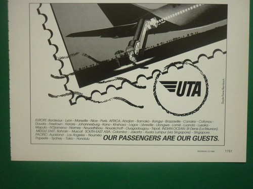 1985 pub compagnie aerienne - 10/1985,