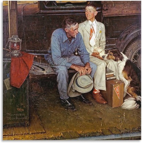 Norman rockwell breaking home - rockwell,