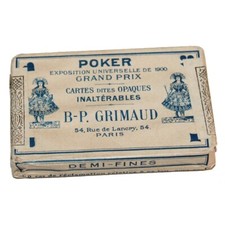 Ancien jeu cartes - jeu,