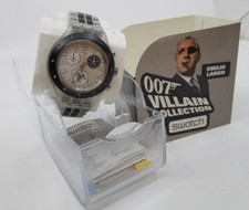 TA1548 SWATCH 007 VILLAIN COLLECTION MONTRE EMILIO LARGO THUNDERBALL SVCK4039G