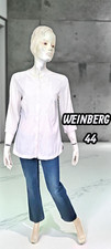 Weinberg W.B.G Taille 44 Superbe blouse manches 3/4 femme chemise blanc beige