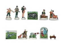 Série complète de 11 fèves