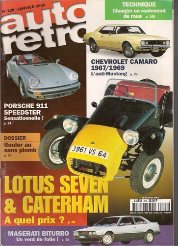 Auto retro 228 lotus seven - auto,