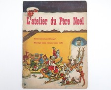 ANCIEN LIVRE PRÉDÉCOUPÉ POUR ENFANT  L'ATELIER DU PÈRE NOËL  ÉDITIONS  LITO S.A.