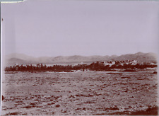 Algérie, Asba Tahtani, Oasis, Vintage print, ca.1890 Tirage vintage tirage d&#