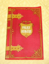Livre d'or des FOLIES BERGERE