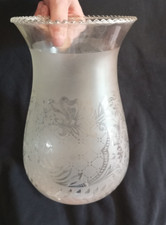 ancienne grande tulipe globe