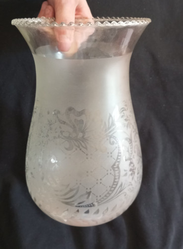 Ancienne grande tulipe globe - grande,
