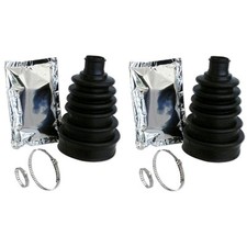 2 SOUFFLETS DE CARDAN UNIVERSELS POUR AUTO AVEC COLLIERS ET GRAISSE